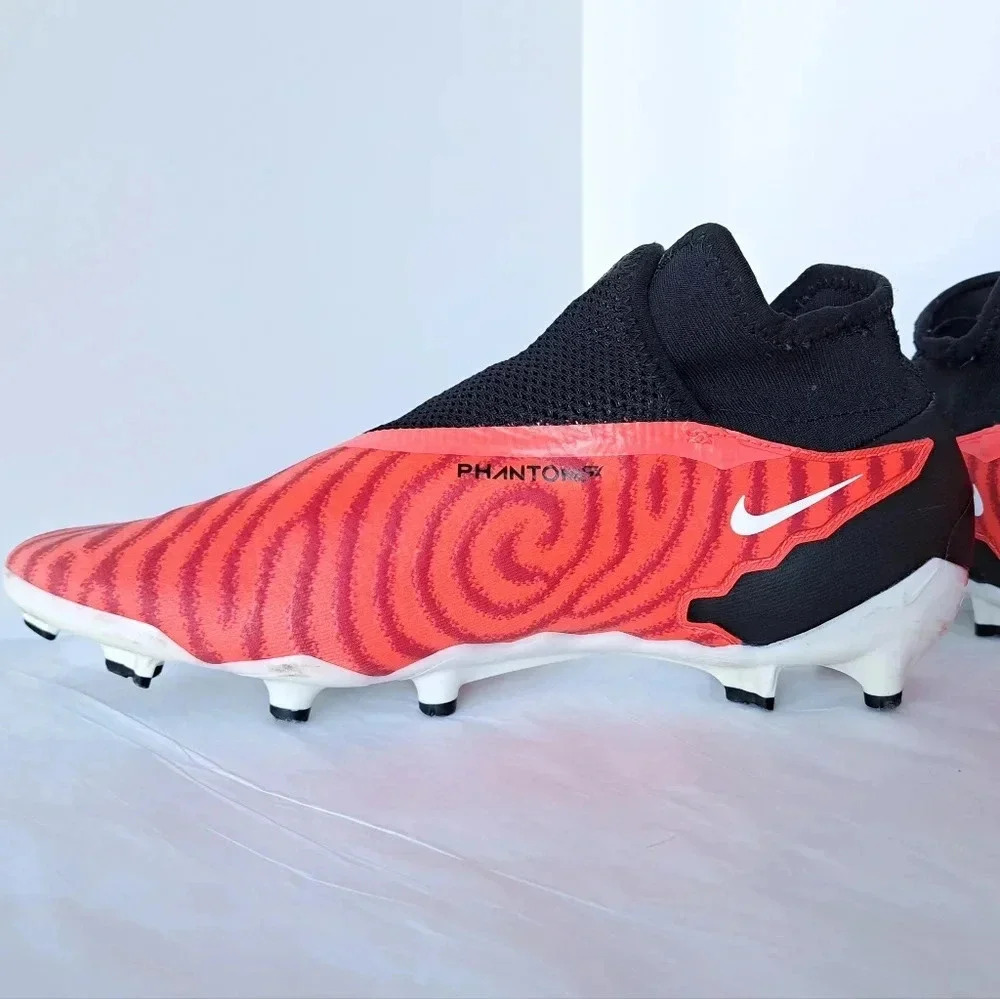 Nike Phantom GX Pro Firm Ground Soccer Cleats Bright Crimson/Black Size 5.5/23cm - Picture 5 of 8